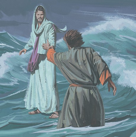 хождение по воде иисус